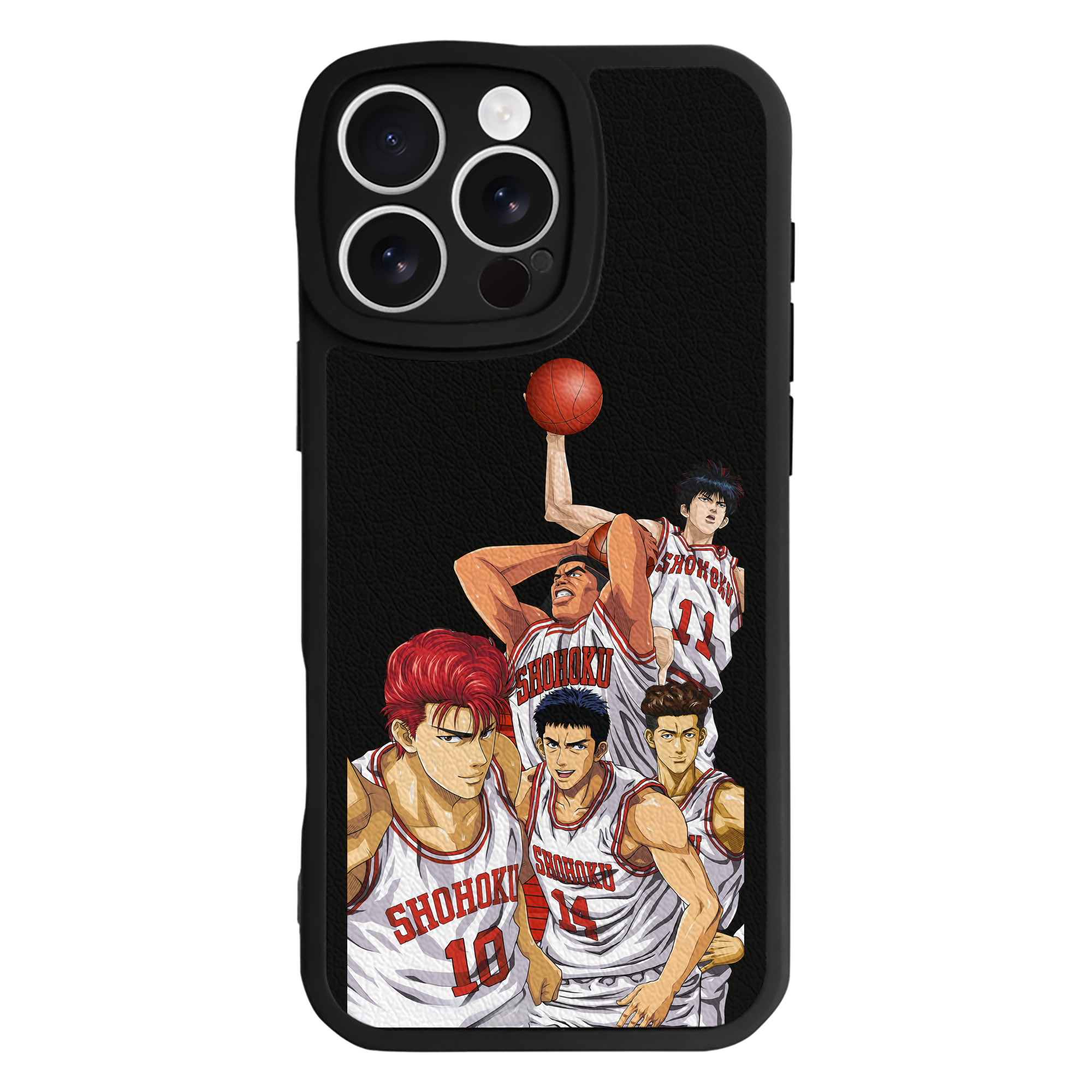 （画像用） SLAM DUNK／スラムダンク 【iPhone 16シリーズ対応】シリコンスマホケース（レザー調） 材質：シリコン